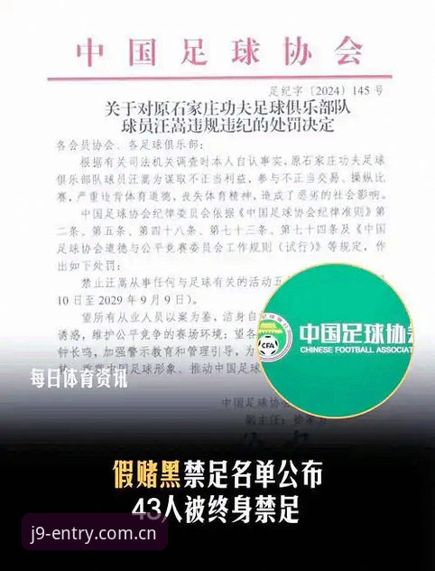 九游会j9娱乐平台iOS版 足协第三批禁足名单解读:从行业震荡看足球生态重建指南